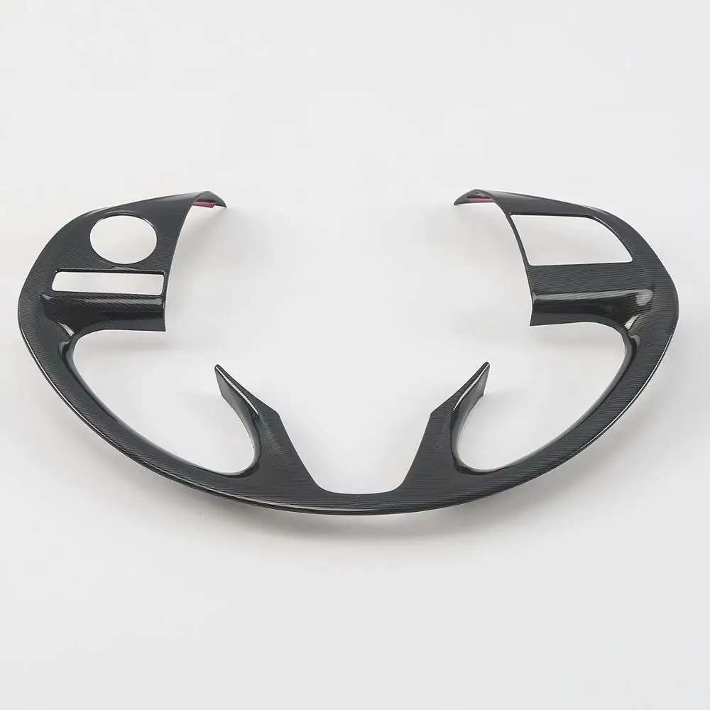 

For Car Styling Accessories Mitsubishi Outlander 2017-2019 Chrome Interior Steering Wheel Cover Trims Sequins Panel Auto Sticker