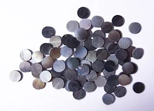 

50PCS Guitar 5mm Shell PEARL Inlay Dots Dark Gray grey For Guitar Ukulele Fingerboard Luthier