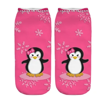 

christmas socks Casual funny socks Casual Socks 3D Santa Elk Printing Female Sports Socks calcetines mujer divertido largos 2020