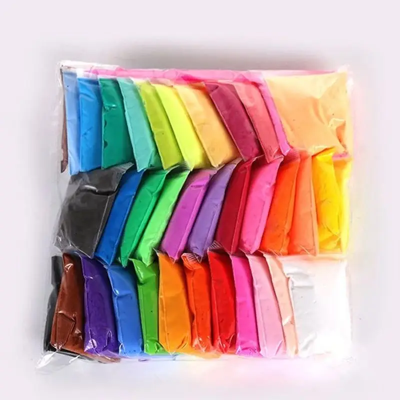 

12 Color Super Light Soft Clay Children DIY Educational Toys Air Dry Polymer Plasticine Non-toxi Clay Toy Gift To Kids