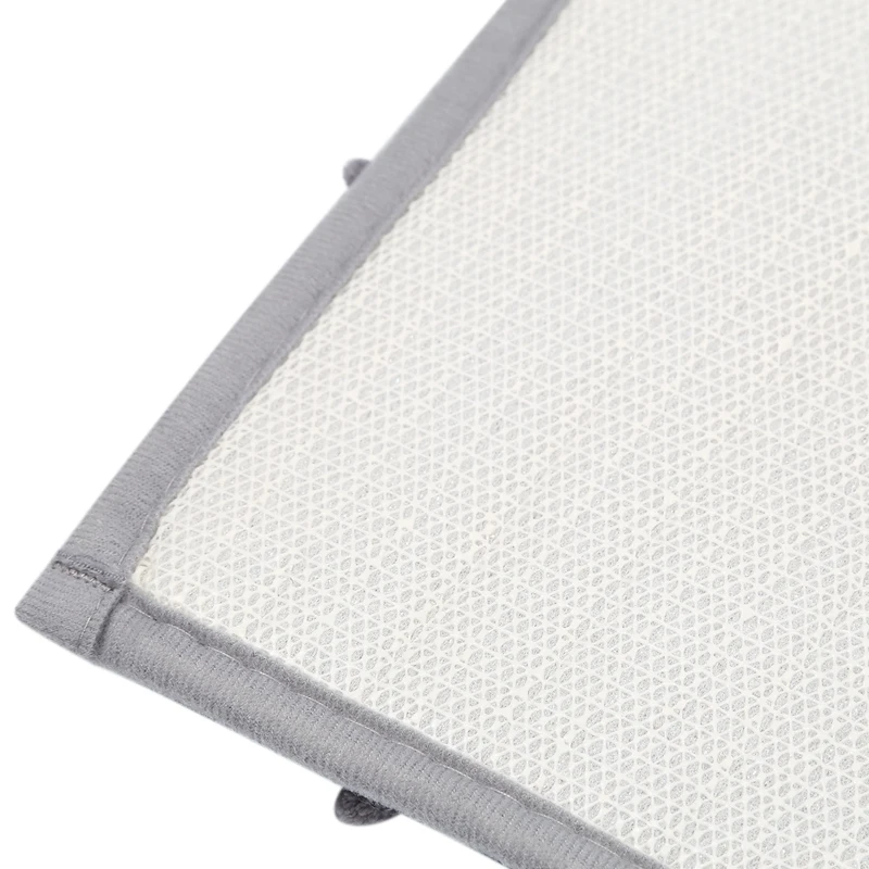 Soft Shaggy Non-slip Absorbent Bath Mat Bath Shower Mat 40 x 60cm(Gray