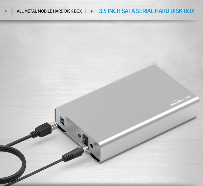 Aluminum 2.5 “/3.5 inch HDD Type C 3.1 Hard Drive Disk Caddy for SSD Case HDD External Cases USB 3.0 Sata Hard Drive Enclosure 2.5 hdd external case