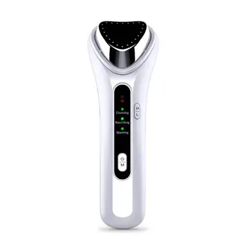 

Beauty Skin Rejuvenation Instrument Face Iontophoresis Beauty Instrument Heating Vibration Massage Introduction Instrument