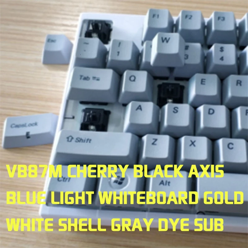 Varmil VB87M Bluetooth клавиатура Pbt Cherry Mx Красный приглушенный цветной краситель Суб Печать Keycps Беспроводная механическая клавиатура для ПК