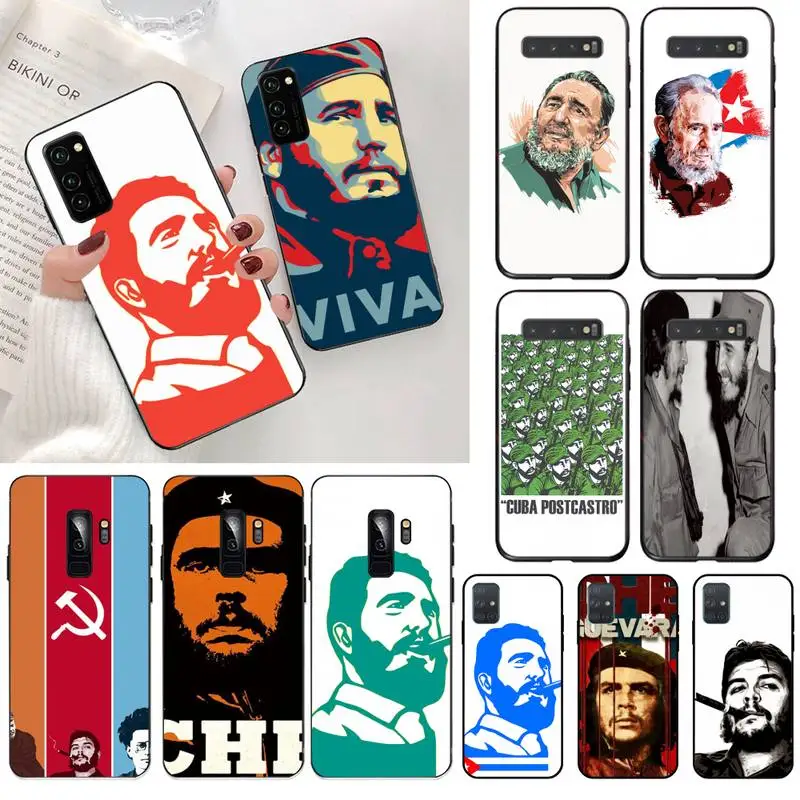 Куба Гавана 1966 Фидель кастрио мягкий резиновый чехол для телефона Samsung S20 plus Ultra S6