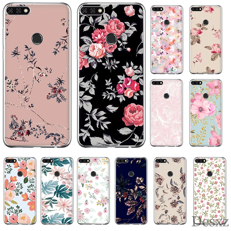 

Phone Case For Huawei Honor 6A 6C 7A 8 8X 8 9 9X 10 View 20 Lite Pro Play Hard Cover Flower Cool