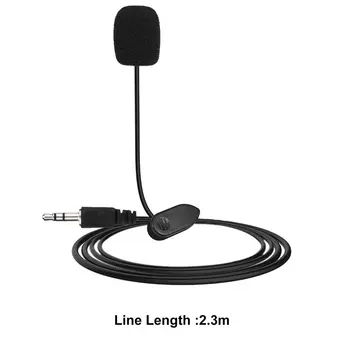 

Universal Portable 3.5mm Mini Headset Microphone Lapel Lavalier Clip Microphone for Lecture Teaching Conference Guide Studio Mic
