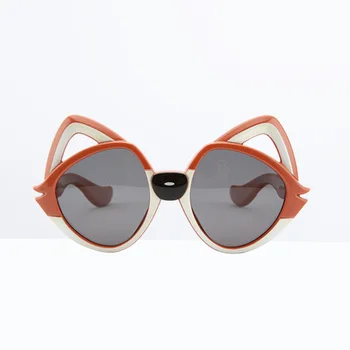 

1 Pair Silicone Sunglasses Creative Cute Cat Ear Glasses Party Glasses Supplies Photo Props for Holiday Ball Kids (Random Color)