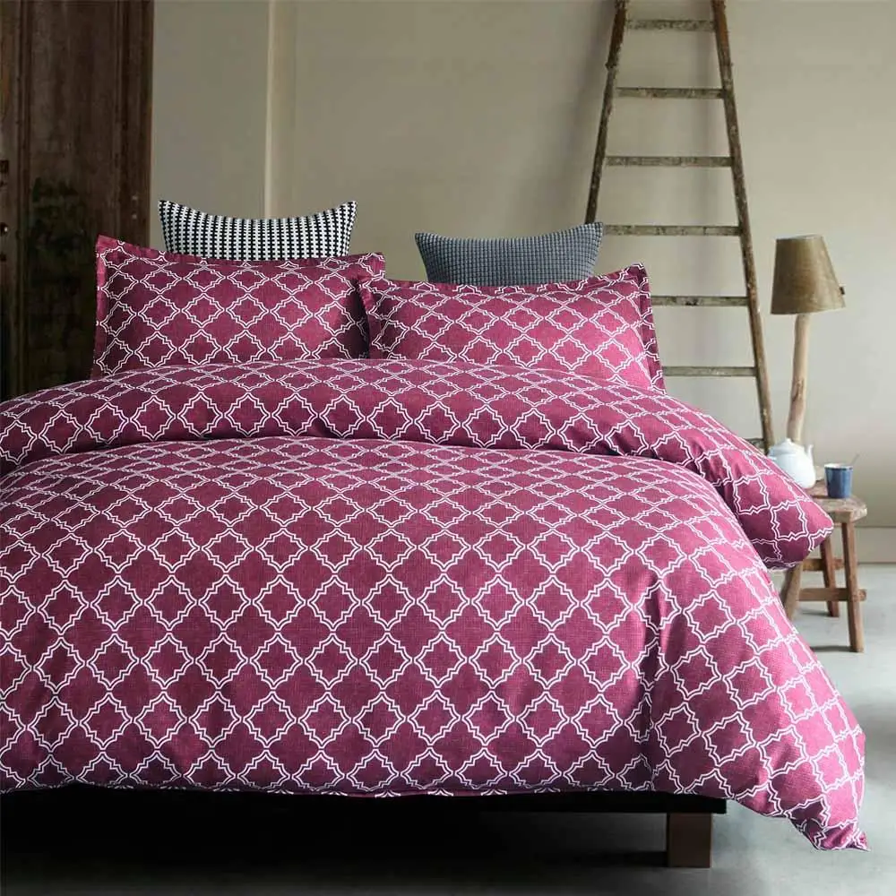 47 Bedding Set Korean Bedding Set Kids Geometric Queen Size Bed Sheets