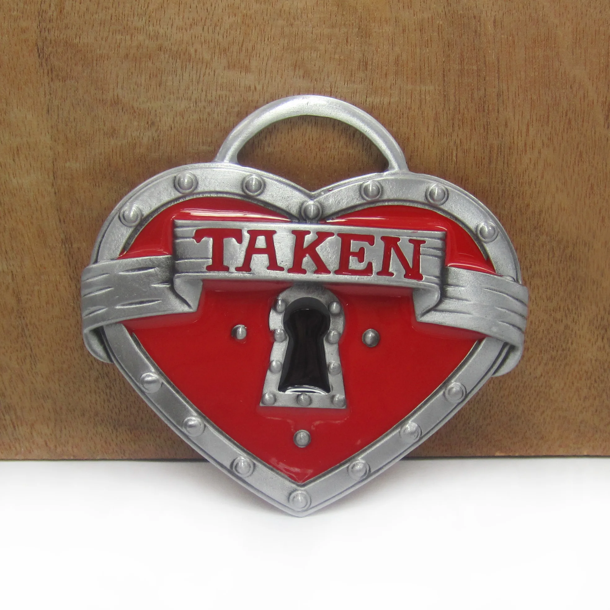 Taken Lock Western Cowboy Jeans Gift Belt Buckle For Men Fp