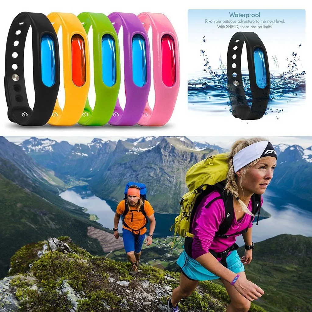 Anti Mosquito Pest Insetto Con Insetti Anti Mosquito Capsule Repeller Impermeabile Repellente Per Zanzare Braccialetto Da Polso