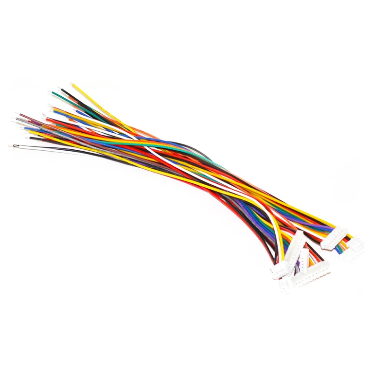 10PCS JST XH 2.54 MM Single Male Plug Connector With Wire Cables 2P 3P 4P 5P 6P 7P 8P 9P10P 11P 12PIN 2.54MM 26AWG 20CM Jst Connectors
