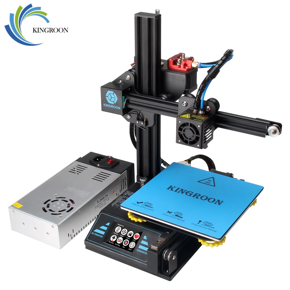 KingRoon KP3 Upgraded DIY 3D Printer, High Precision 180x180x180mm Metal Frame, Touch LCD Screen