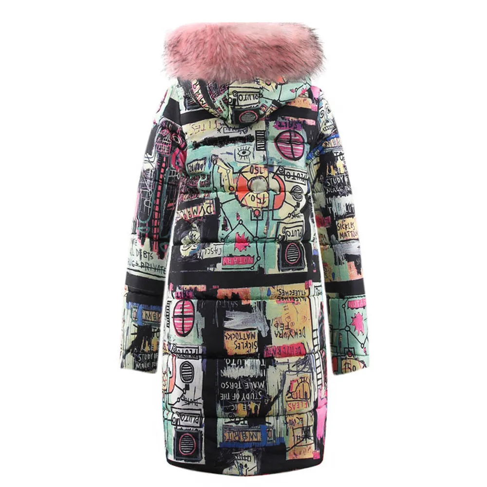 New Winter Jacket Women Cotton Parka Casual Thicker Coat Ultra Light Down Coat Zippers Long Fashion Warm Female Outwear 111#4