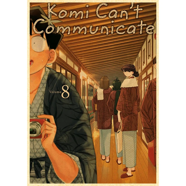 Komyushou Desu Posters Anime Komi Cant Communicate Poster Kraft Paper Vintage Home Room Art Wall Stickers 13