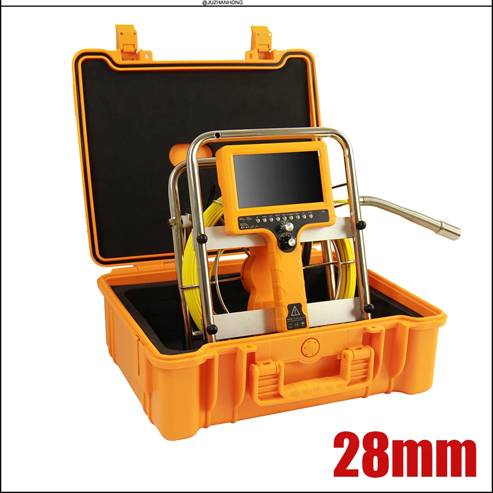 1000-28mm pipe drain camera