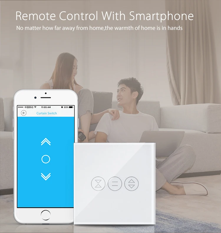 Tuya Smart Life WiFi штора переключатель для рольставни Электрический двигатель Google Home