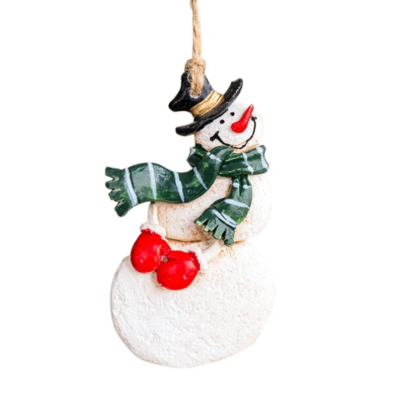 As the picture show Christmas Gift Cartoon Shape Decoration Christmas Tree Pendant New Year Cute Ornaments lt - Цвет: As the picture show
