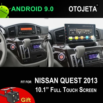 

Navirider GPS navigation Fit for nissan quest 2013 Car android 9.0 radio player stereo tape recorder 10.1" Touch car Multimedia