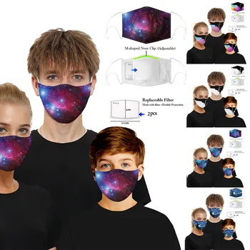 

1PC Dustproof Windproof Foggy Haze PM2.5 Mask With Mask Gasket Face Mask Filter Protective Air Pollution Mondkapje Face Mask#E30