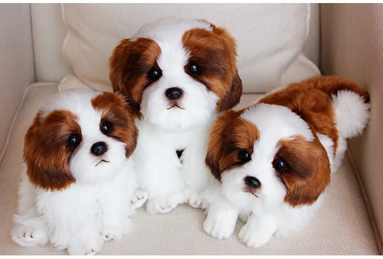 quality simulation dog plush toy mini cute soft realistic poodle doll dog toys for baby friend gift deco DY50740 (10)