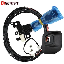 Переключатель круиз-контроля 84632-34011 84632-34017 84632-0F010 45186-47030-C0 чехол на рулевое колесо черный темно-серый для Toyota Prius