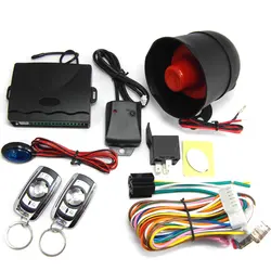CHADWICK sistema de alarma unidireccional para coche, dispositivo con sirena para vehículo de 12V CC, con sistema de cerradura de puerta Central, 802B 8133