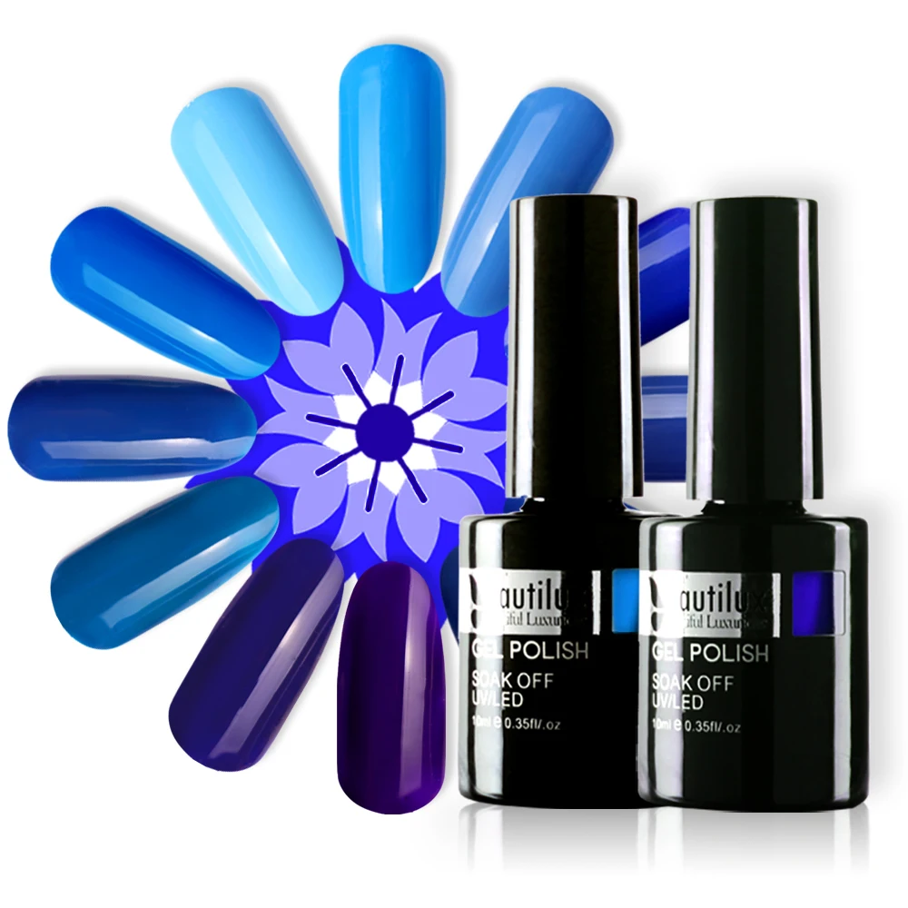 Бренд Beautilux 1 шт. королевское темно синее детское УФ светодиодное покрытие