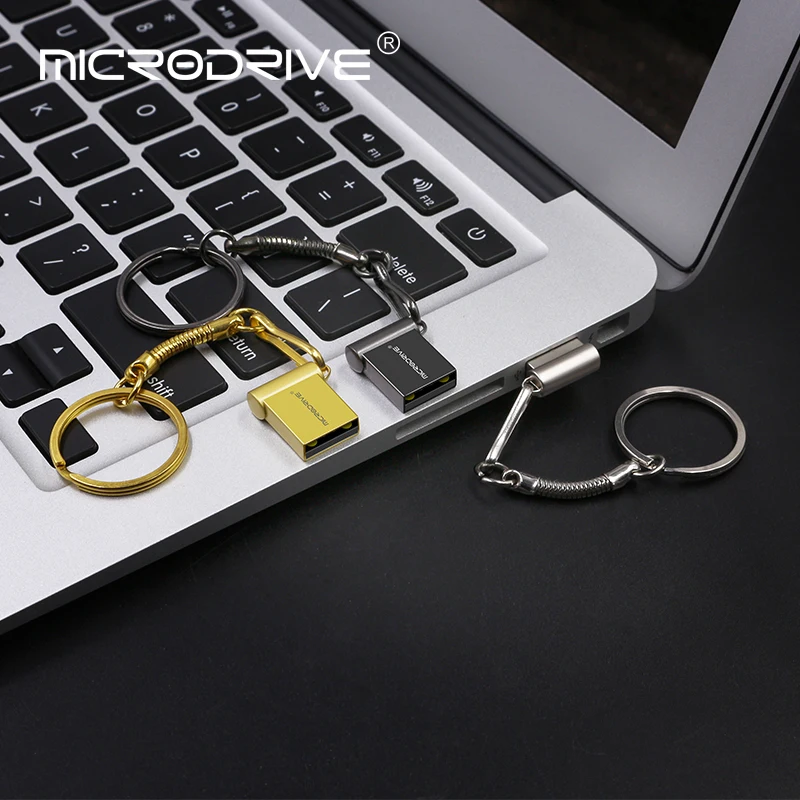 USB флеш накопитель компактный металлический 32 ГБ 16 64 128 3 цвета usb 2 0|USB