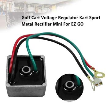 

27739G01 Kart Sport Club Car Single Hole Replacement Metal Rectifier Golf Cart Voltage Regulator Accessories Durable For EZ GO