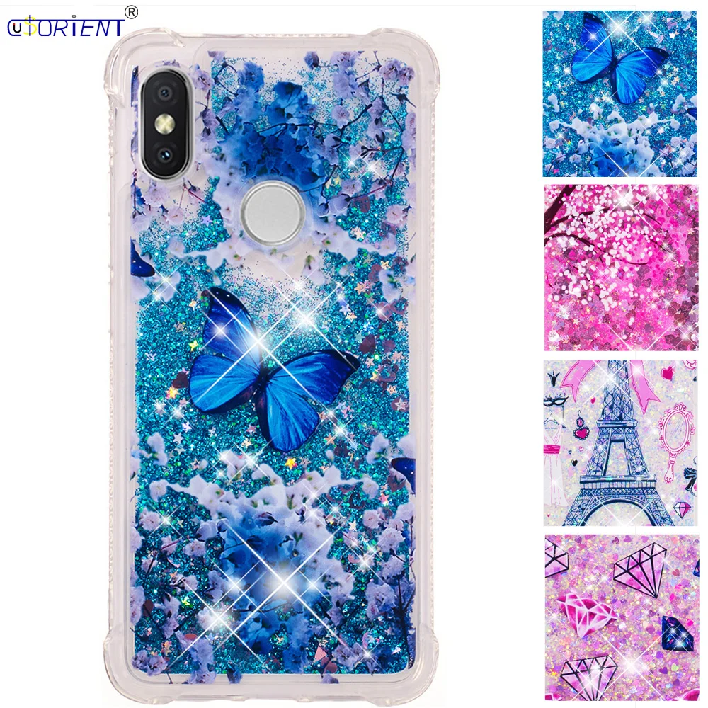 Для Xiao mi Red mi S2 Блестящий жидкий зыбучий песок противоударный милый чехол Xao mi xiomi Red mi S 2 мягкий силиконовый бампер красный mi S2