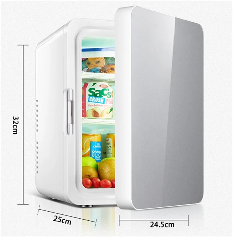 220V Mini Electric Refrigerator Car & Home Use Portable Cosmetic Fridge Mini  Cooler & Warmer Multifunctional
