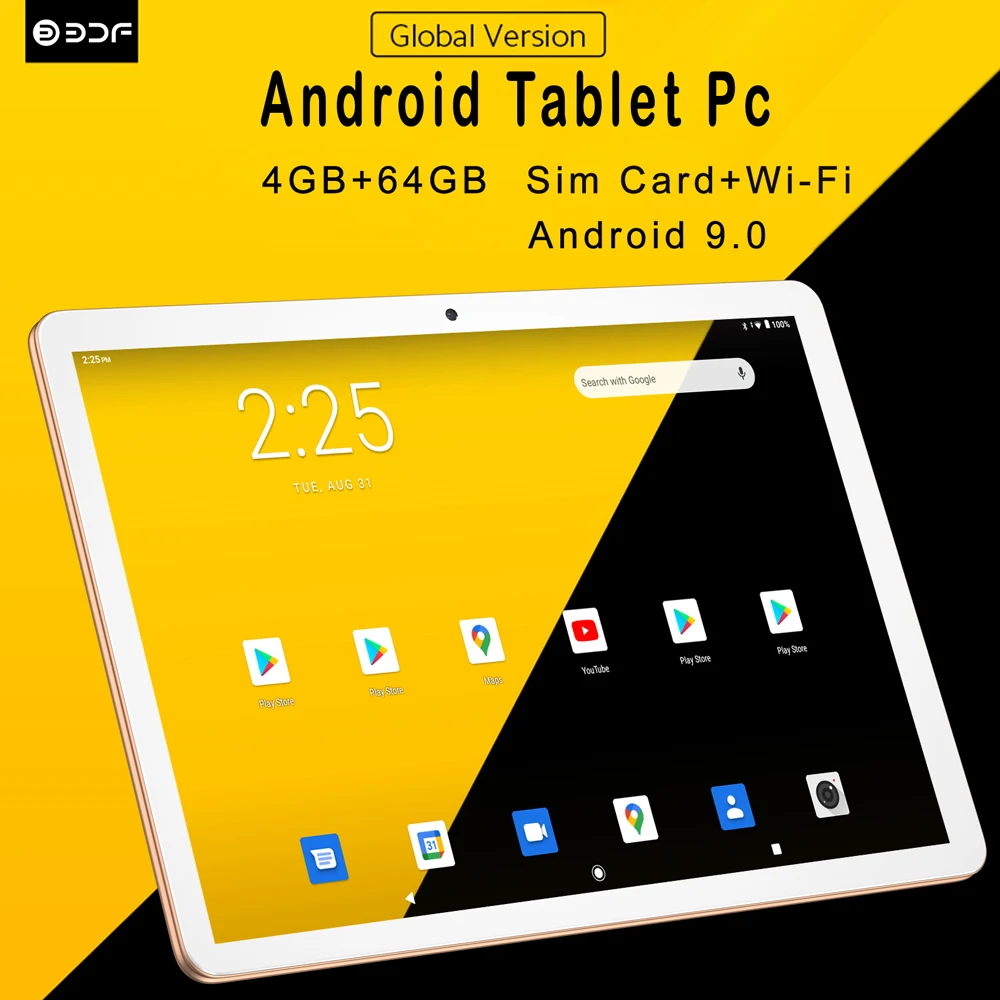 best buy tablets on sale 10.1 Inch Tablet PC Octa Core 4GB RAM 64GB ROM 4G LTE Phone Call Tablets Dual SIM Cards GPS Bluetooth WiFi Android 9.0 Type-C newest galaxy tablet