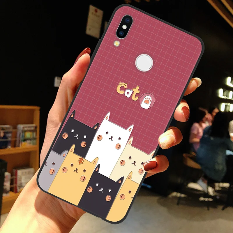 7fangmao Милый Кот 3D аниме крышка тиснения для huawei Honor вид 20 20i 10i 8X8 9 10 20 Lite 7A 7C 7X играть Nova 2i 2 Lite 3 3i 3e 4 4e чехол - Цвет: 7fangmao