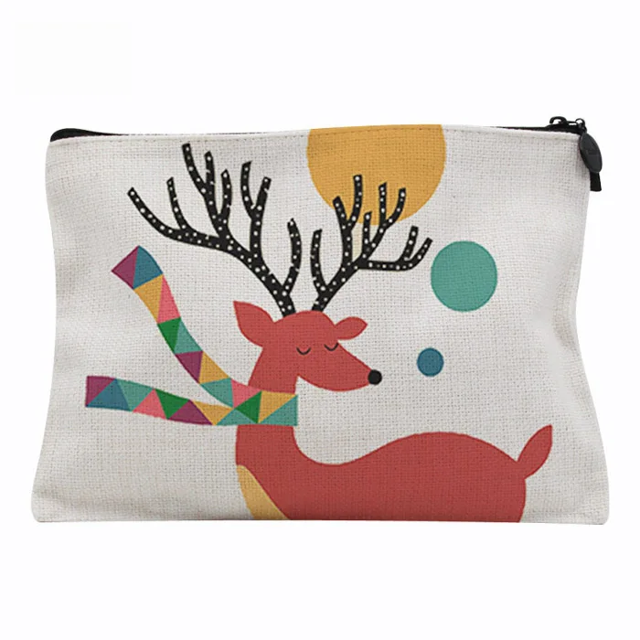 

Free Shipping 5pcs/lot Blank Sublimation linen Makeup Bag For Sublimation INK Print DIY Gifts Heat Press Transfe