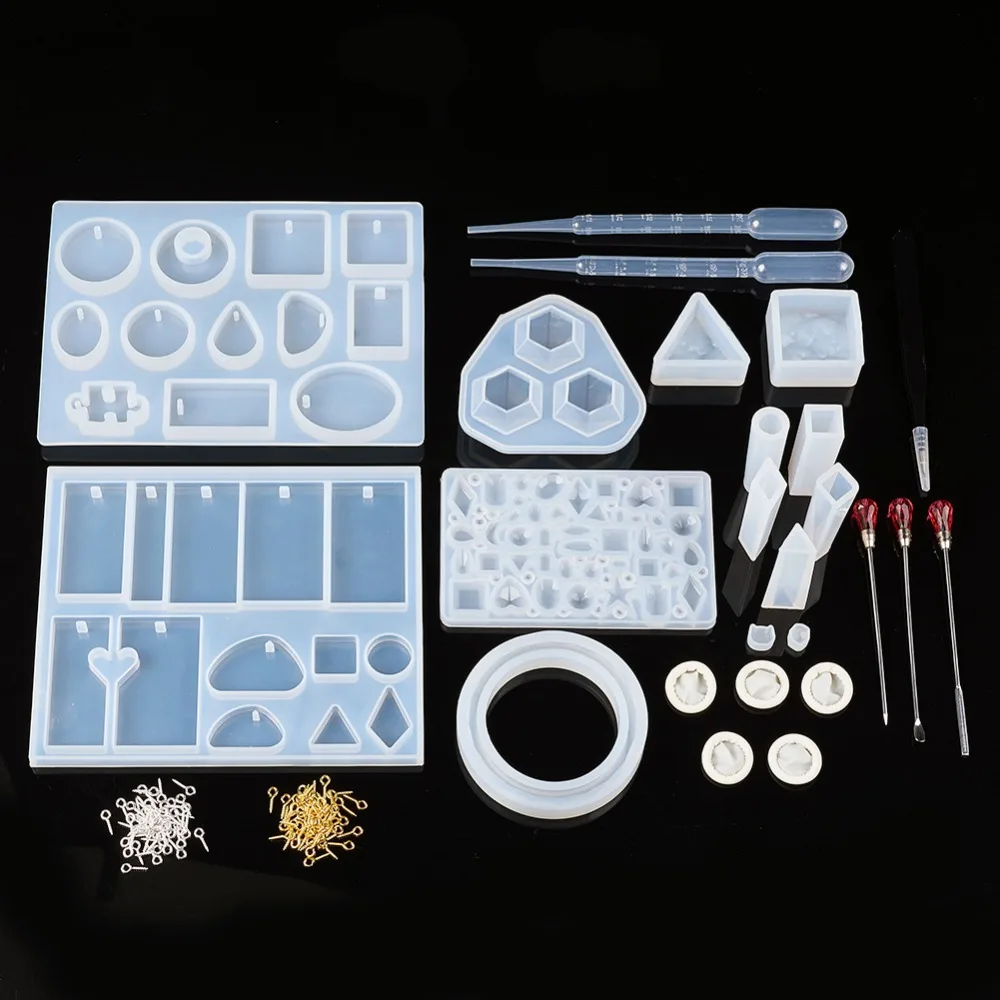 DIY силиконовые формы полимерный литой формы эпоксидный УФ Инструмент для склеивания для изготовления ювелирных изделий, белый, 8x9x6 мм