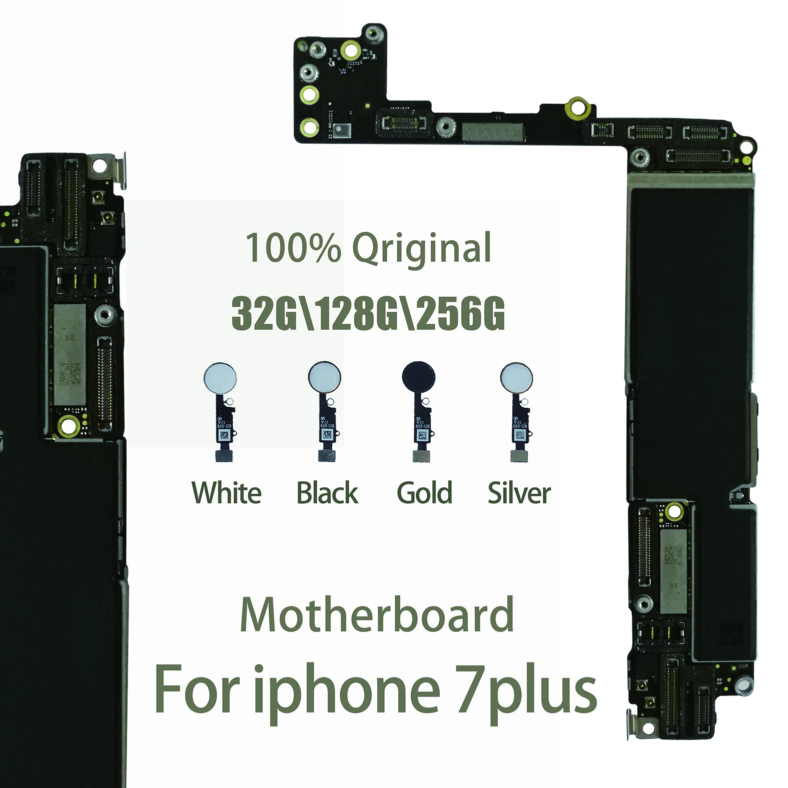 32 Гб 128 ГБ 256 для Apple iphone 7 Plus материнская плата с сенсорным ID/без Touch ID 100% Оригинал