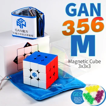 

Cubo Magico 3x3x3 GAN356M Magnet Cube 3x3 Magic Speed Cube 3x3x3 for WCA Competition Gan 356m Stickerless Puzzle Toy