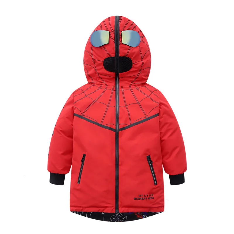 

Kids Jacket for boy with glasses outerwear fur parkas casual warm boys hoodded jacket baby warm coats toddler girl snowsuit