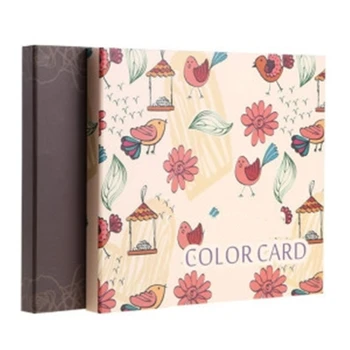 

Nail Art Salon 120 Colors Nail Polish Display Card Book Color Board Palette Stand with Nail Tips Salon Show Tools