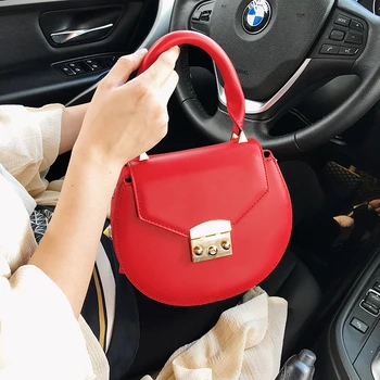 

The New Gemstone Crossbody Bag For Women Messemger Bags Pu Leather Shoulder Bag Fashion Famous Brand Lady Semicircle Saddle