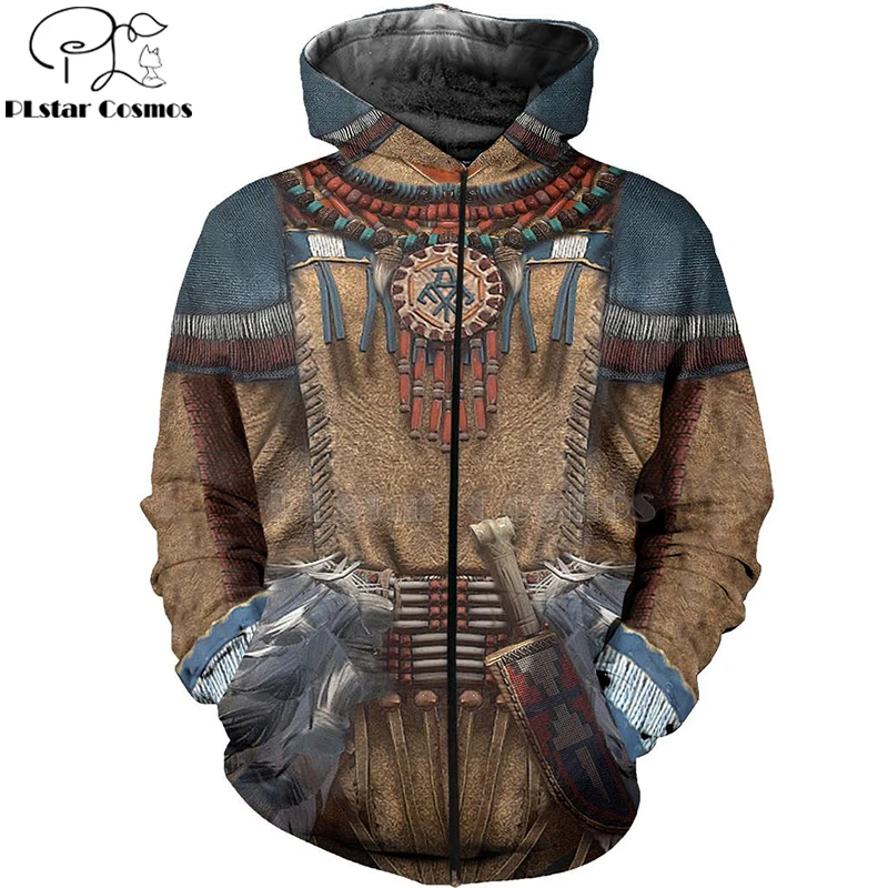 PLstar Cosmos Native Indian 3D hoodies/sweatshirts print Autumn winter Men/women's slim long sleeve streetwear