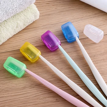 

1Pcs Plastic Toothbrush Case Cover Multi Color Travel Hiking Portable Brush Cap Protective Sleeve Toothbrush Holder Protect