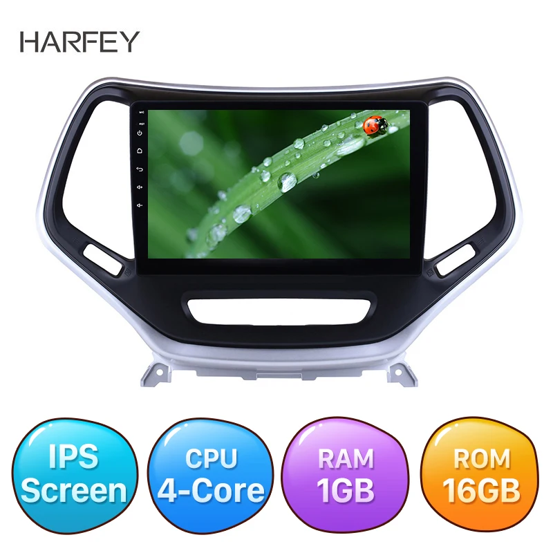 Harfey Car Multimedia Player for 2016 Jeep Grand Cherokee 10.1" Android 8.1 Radio GPS Navi WIFI Bluetooth Music Head Unit AHD |