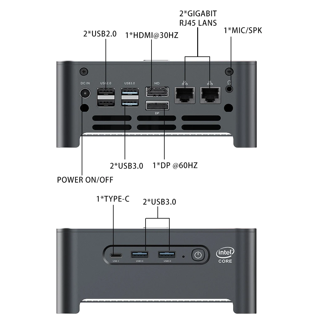 Самый популярный игровой ПК 10 го поколения Intel i9 10980HK 9980HK Windows 2 * DDR4 NVMe настольный