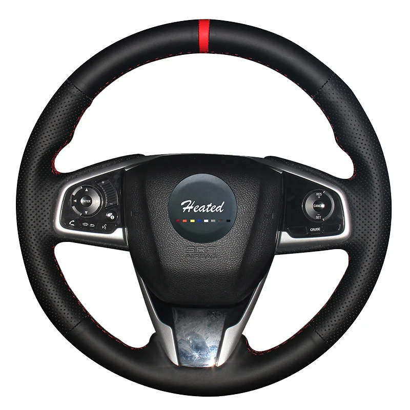 Diy Microfiber Leather Car Steering Wheel Cover For Honda Civic 10 2016