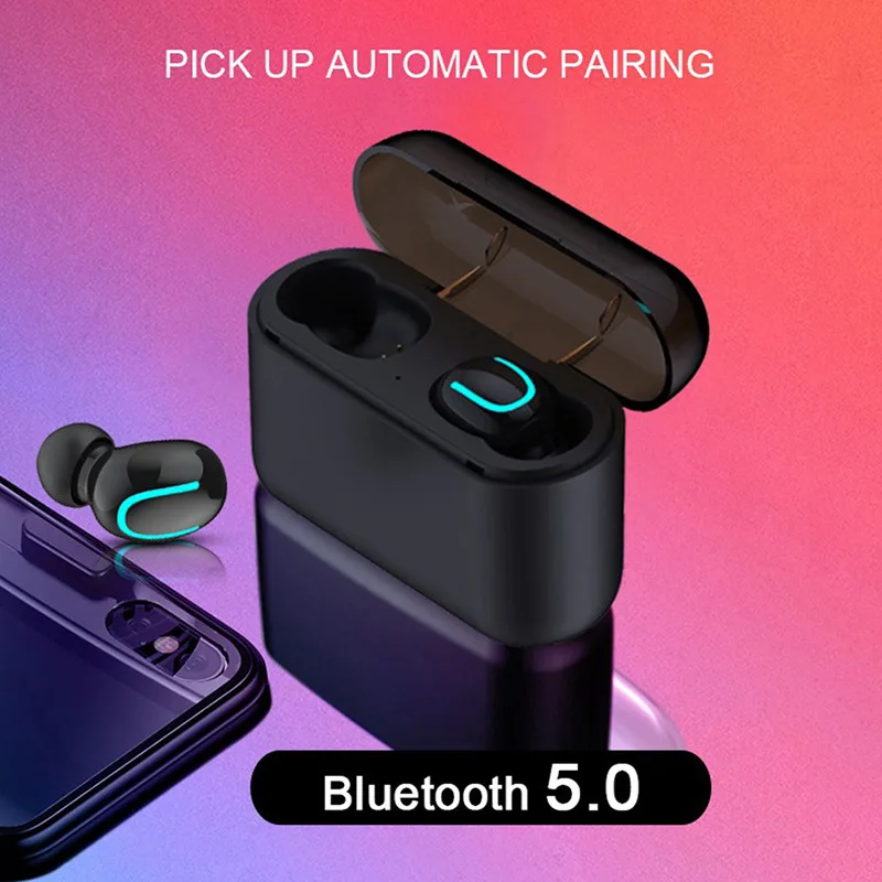 TWS Wireless Headphones Q32 Bluetooth V5 0 Earphone IPX5 waterproof Handsfree twin Earbuds For iphone 5 6 7 8 X Plus XS MAX PRO