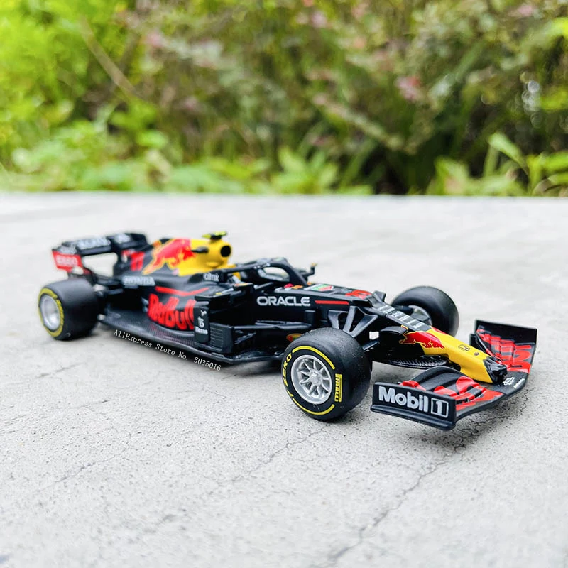 Bburago 1:43 2021 F1 Red Bull Racing RB16B 33# Max Verstappen 11# Sergio Perez Formula one Simulation alloy super toy car model