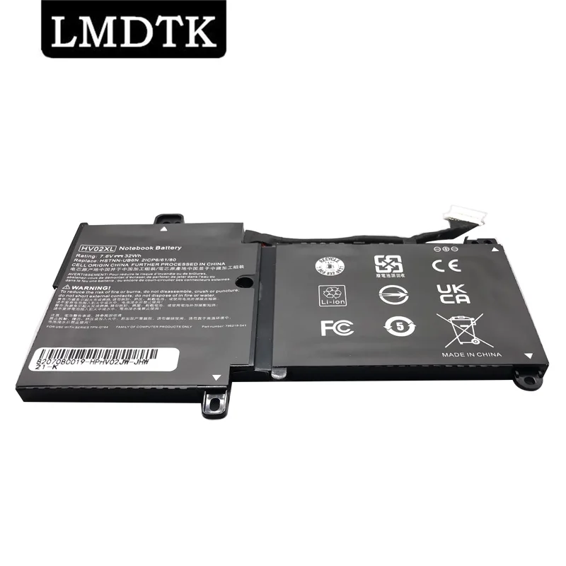

LMDTK New HV02XL Laptop Battery For HP Pavilion X360 11-K000 11-K047TU TPN-W112 TPN-Q164 HSTNN-LB6P 796219-421 796355-005 7.6V