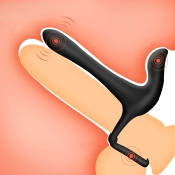 Penis Ring Vibrator Toy Vaginal G-Spot Stimulator Penis Cock Ring  Help Erection Delay Ejaculation Erotic Adult Sex Toys For Men 1